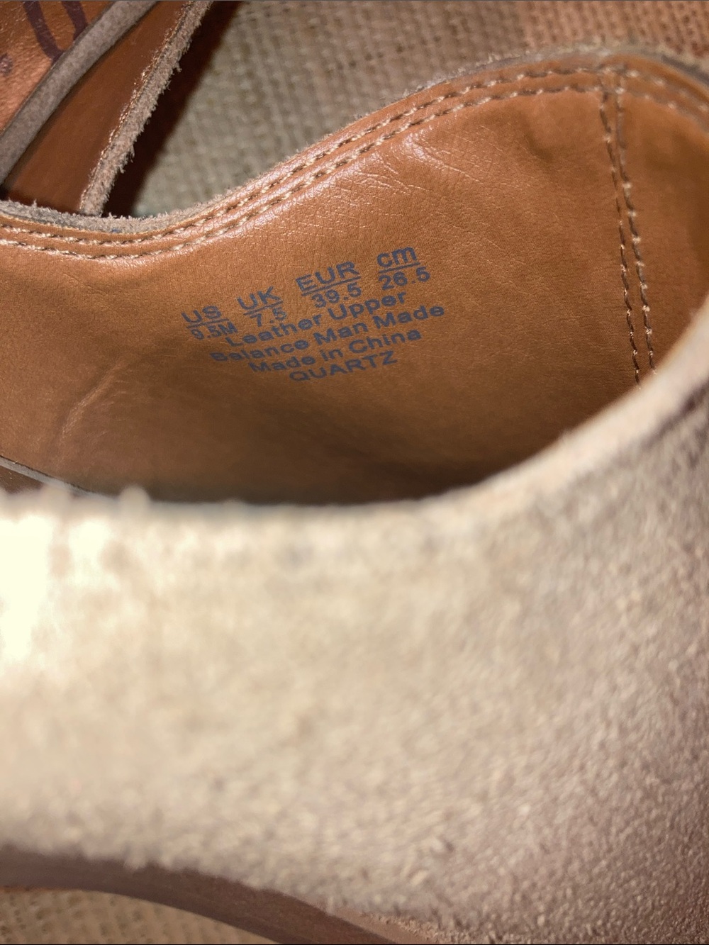 Zodiac Tan Suede Slip-On Mule - Picture 6 of 7